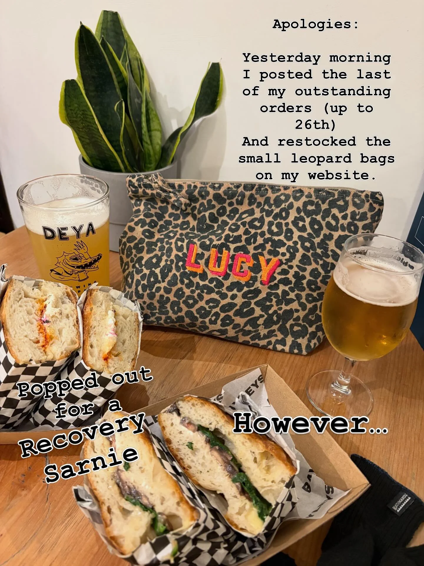 Thank you for the overwhelming response to my personalised leopard print bag restock 🥰 

I have a busy week ahead but am looking forward to getting my head down and working my way through your orders in super fast time 

#personalisedbags #personali