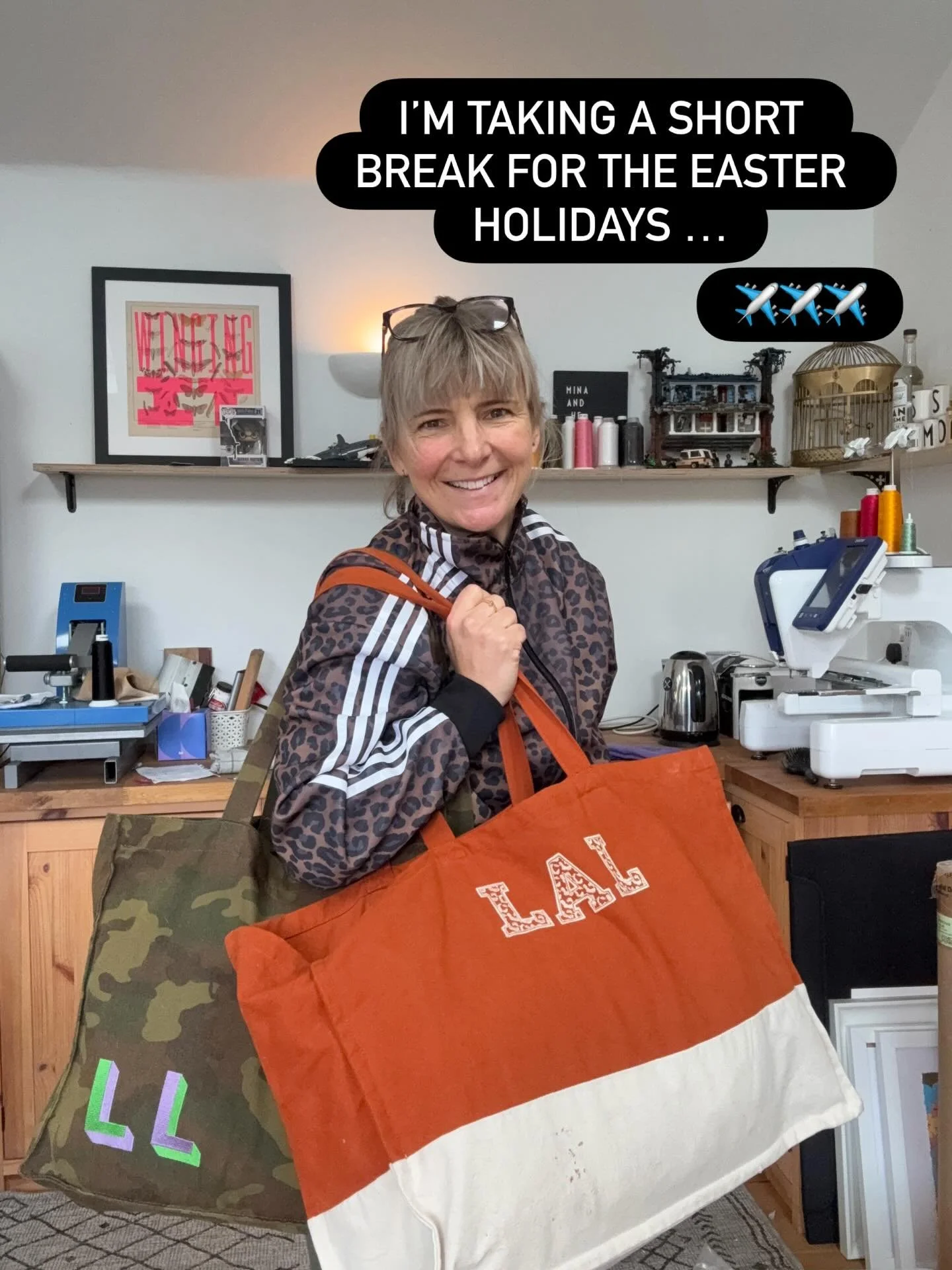 Easter Holiday shop and leopard bag restock info in this post ⬆️ 

Personalised bags 
Leopard print bags 
Unique gift ideas 

#personalisedbags #uniquegift #personalisedleopardprint