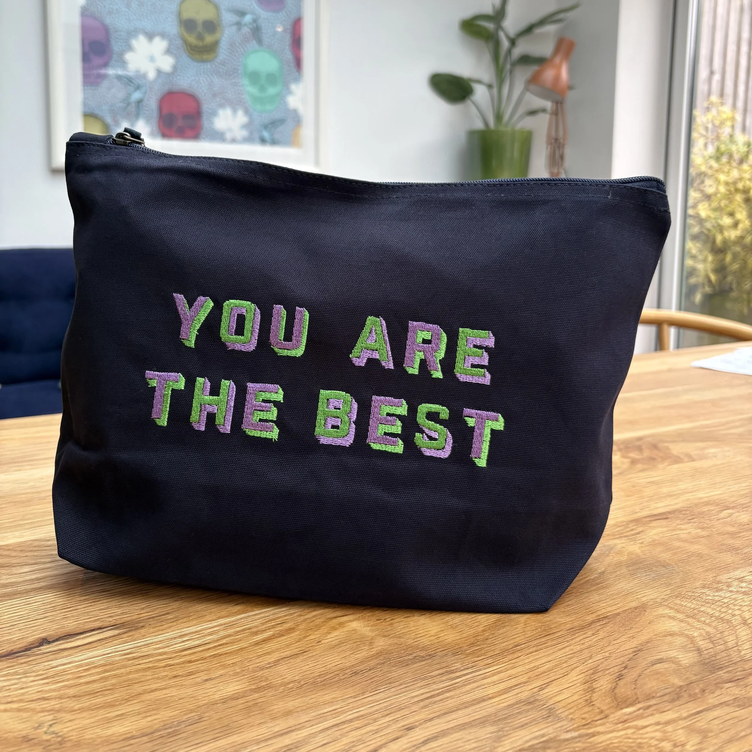 'YOU ARE THE BEST’ Zip Up Pouch
