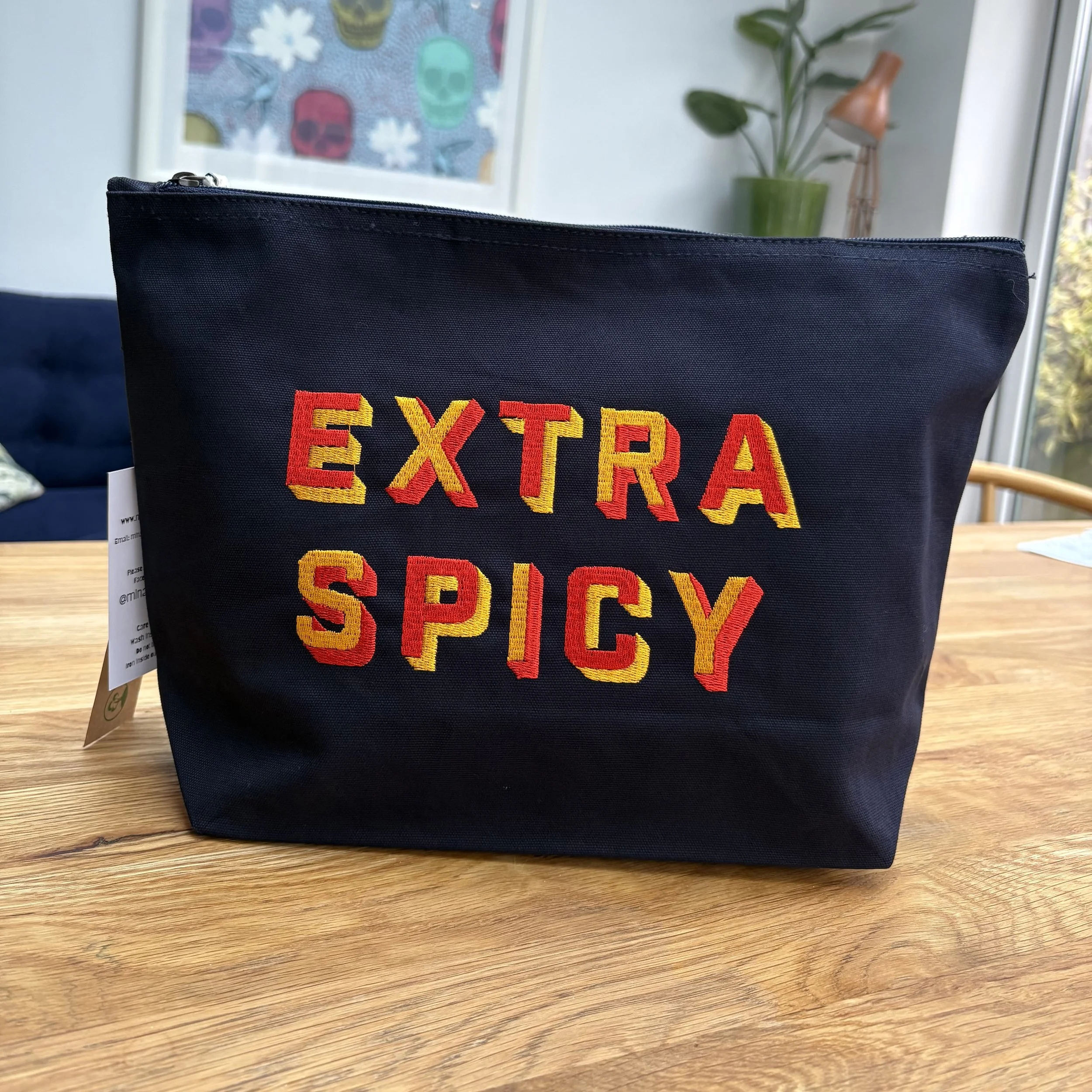 'EXTRA SPICY ’ Zip Up Pouch