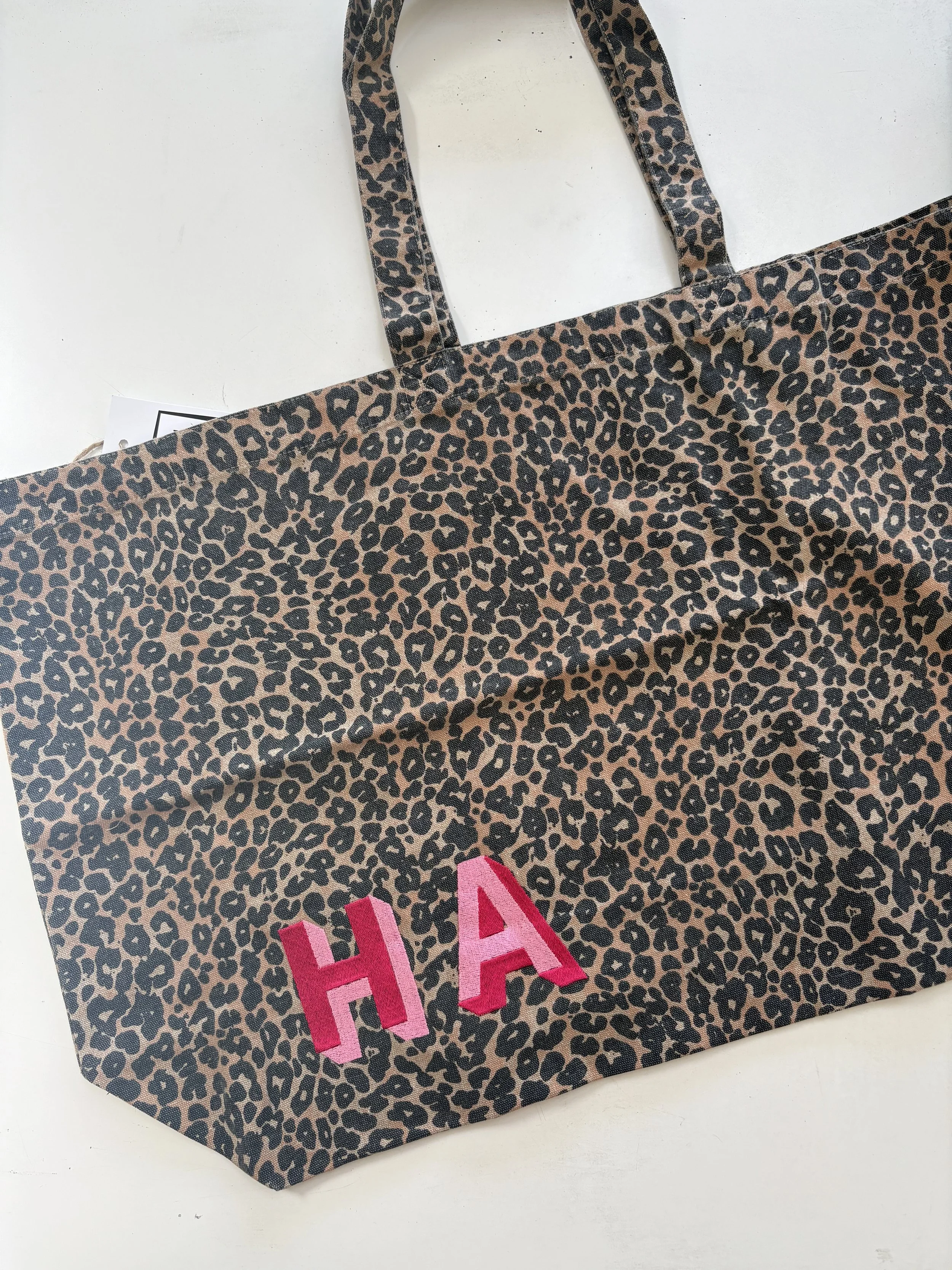 Sample - XL leopard bag - HA