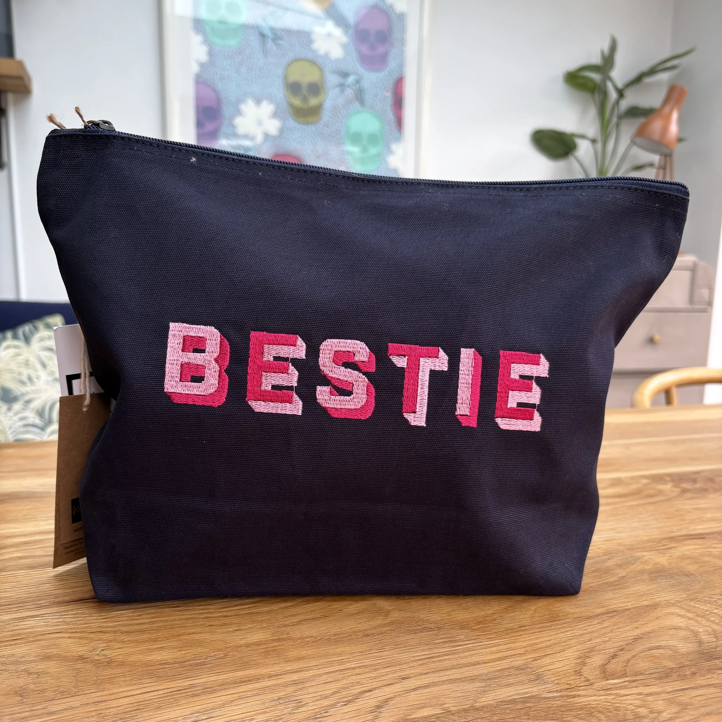 ‘BESTIE’ Zip Up Pouch