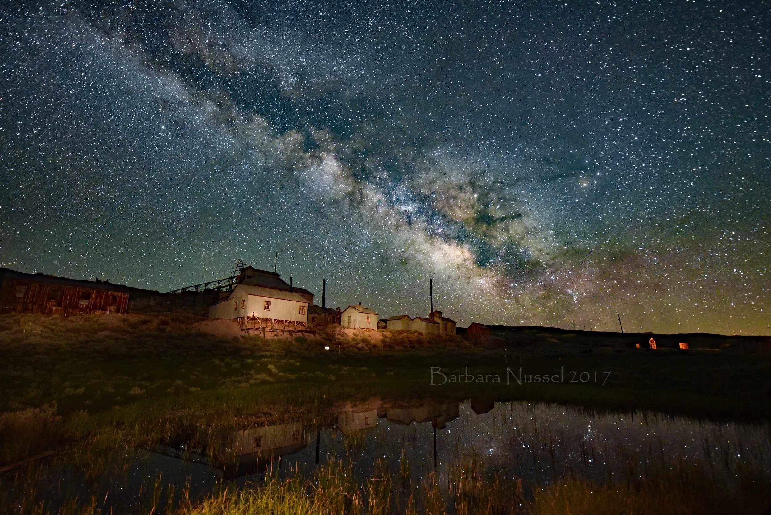 2017/06: Milky Way over Standard Stamp Mill