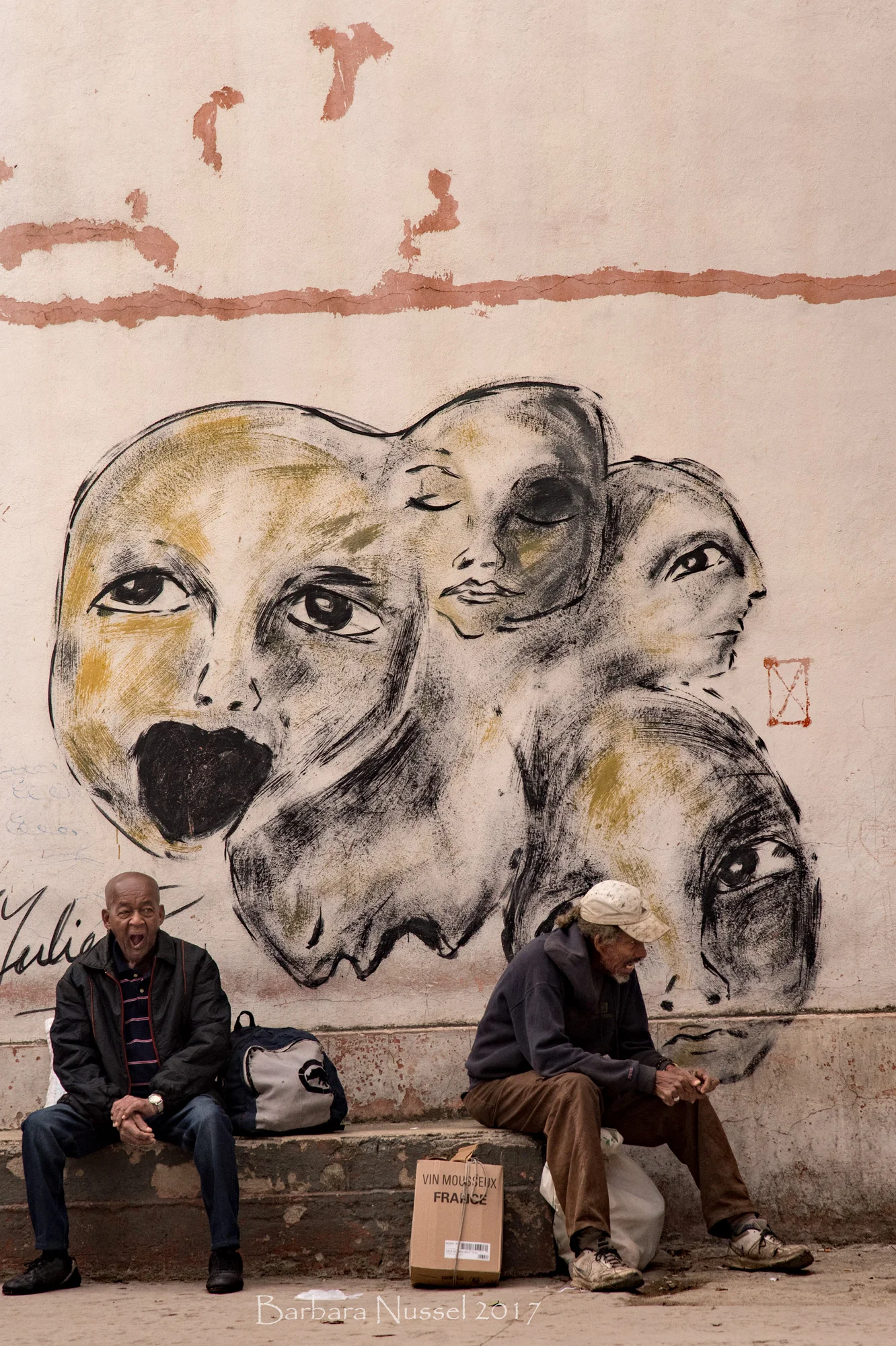 Street Scene with Street Art - Dec 2017