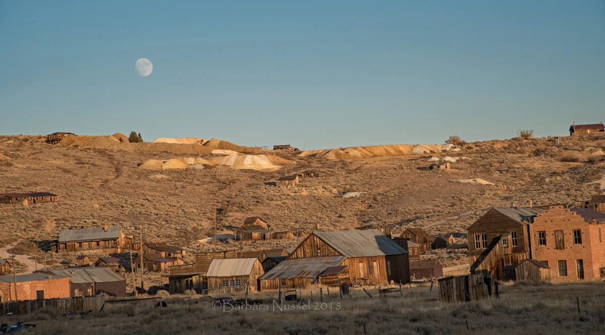Moon Rise over Bodie - Nov 2018