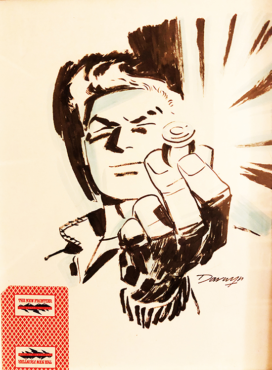 Personal Hal Jordan sketch by Darwyn Cooke. Thumbnail image is a DC New Frontier remark by Darwyn Cooke from MegaCon 2008.