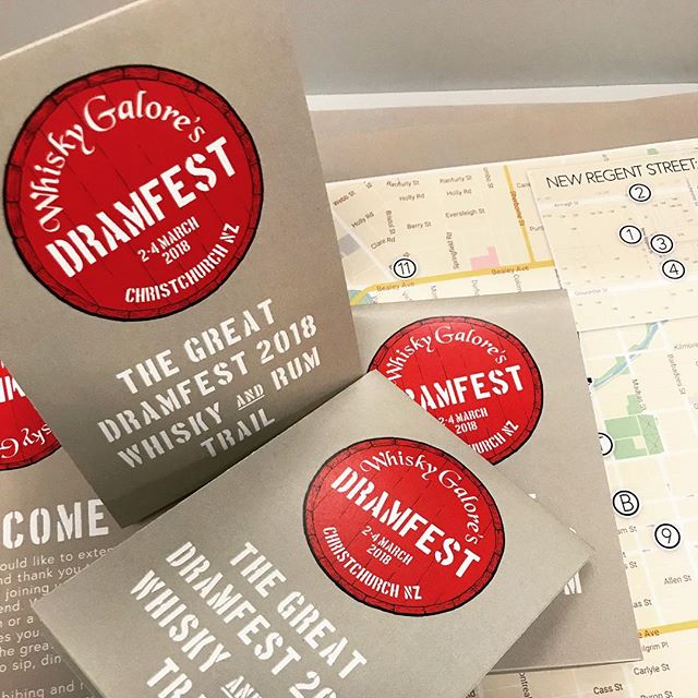 If you&rsquo;re heading to @whiskygalorenz&rsquo;s Dramfest this weekend, be sure to grab one of these maps to help you get around, you wouldn&rsquo;t want to miss any of the exciting stops! #dramfest2018 #whiskey #rum #cdp