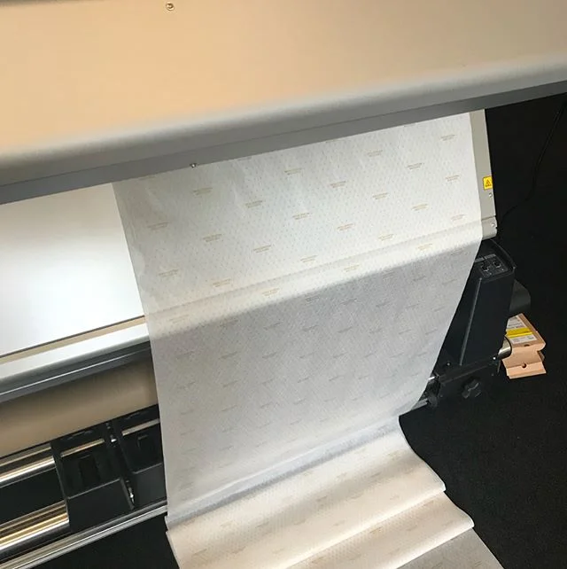 The glorious sight of custom tissue paper being printed 🎁 #tissuepaper #loveourjob #CDP