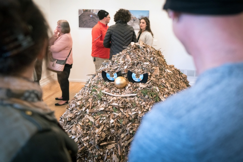 Photo taken at Mound Town art opening by Jeff Phillips