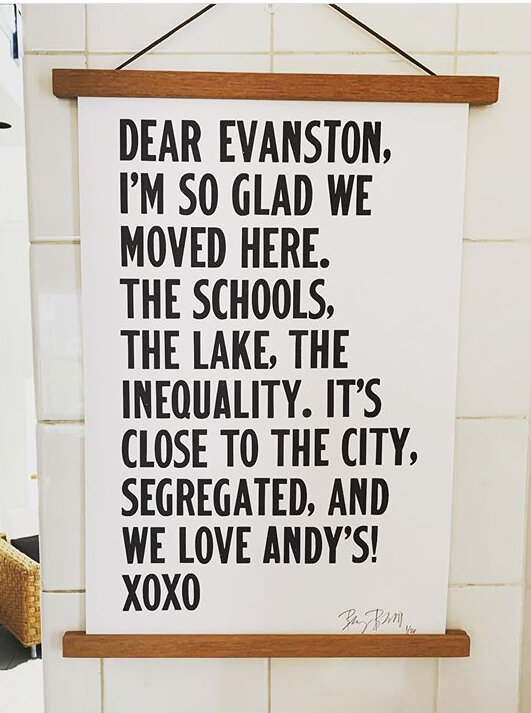 Dear Evanston by Ben Blount 