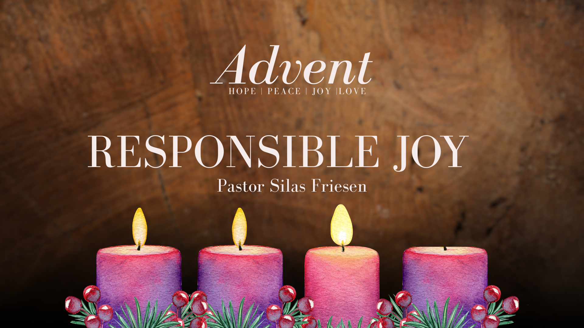 ADVENT 2025: Responsible Joy