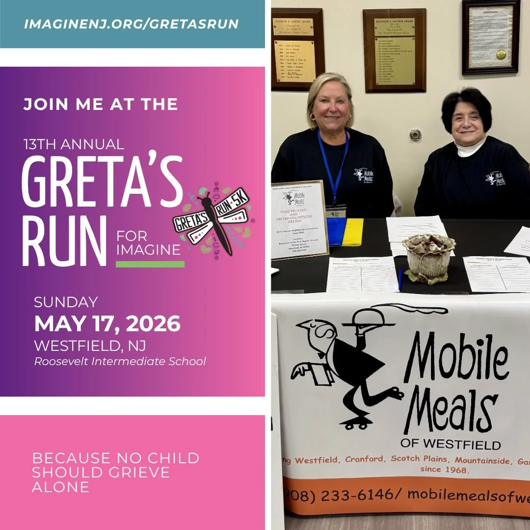 If you&rsquo;re going to Greta&rsquo;s Run in Westfield and/or the Kenilworth Street Fair this Sunday, stop by our tables and say hi!