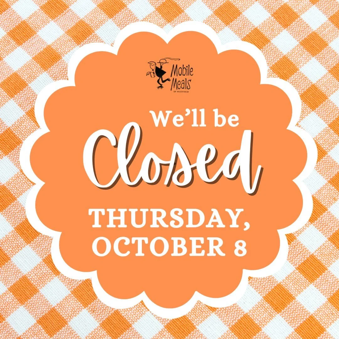 Due to a broken pipe, we need to close the kitchen on Thursday, October 8th and reschedule orientation for another day. Apologies for the late notice and inconvenience!