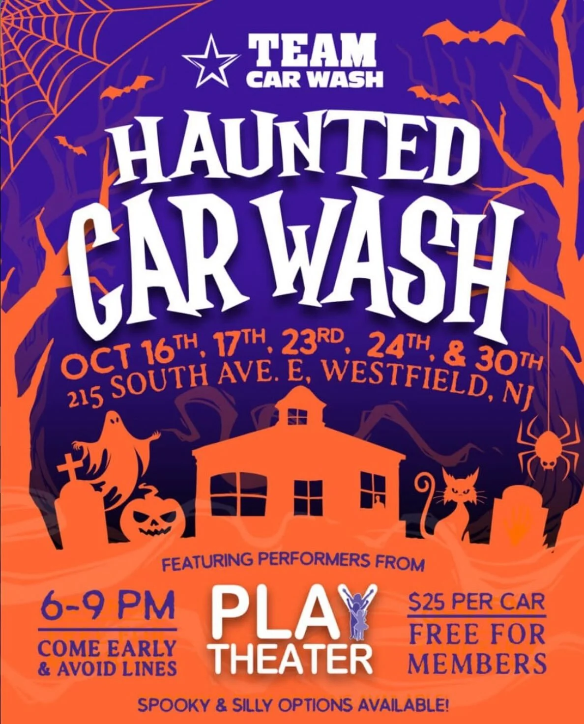 Team Car Wash in Westfield has selected Mobile Meals as one of the organizations benefitting from their Haunted Car Wash! Mention Mobile Meals and we&rsquo;ll receive $5. That can add up to a significant sum that will help us purchase fresh food for 