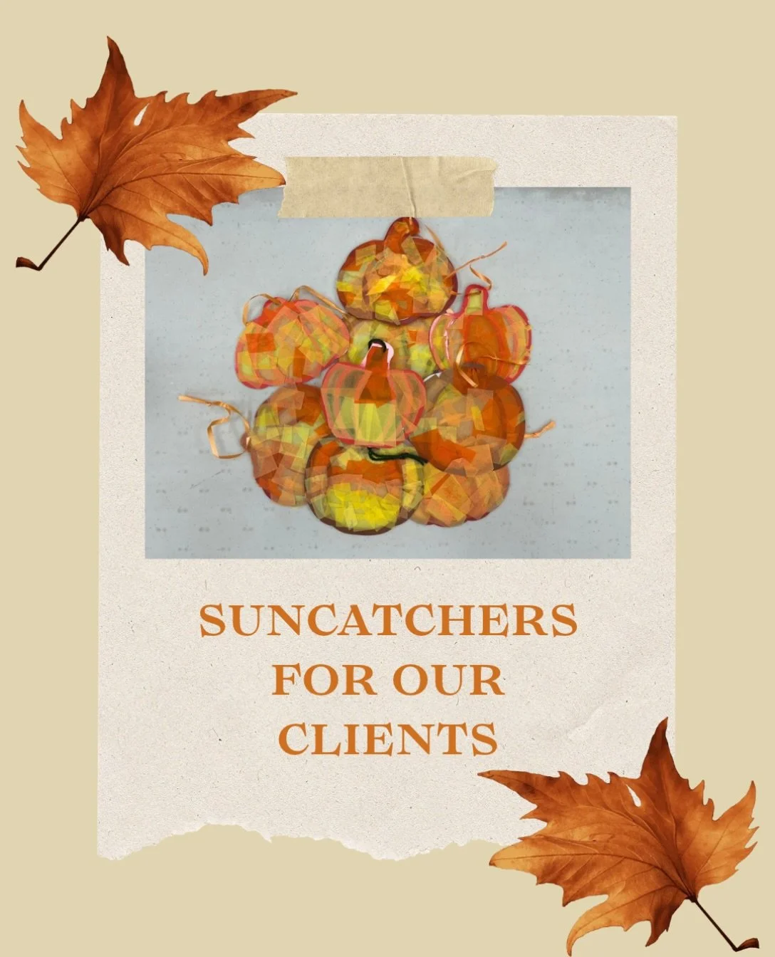 Thank you @girlscouts for making suncatchers for our clients to receive with their meals!