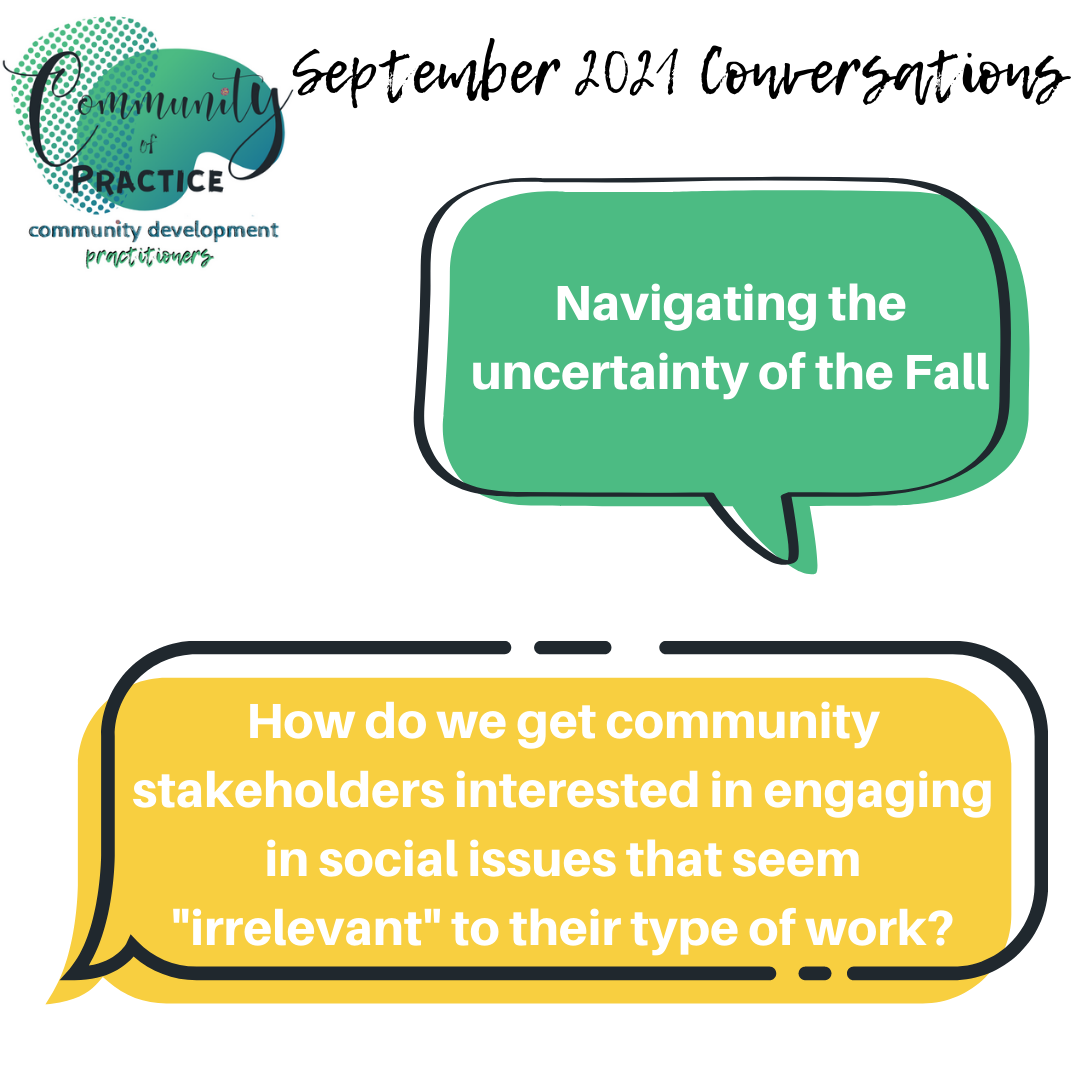 September 2021 Conversations &amp; Notes