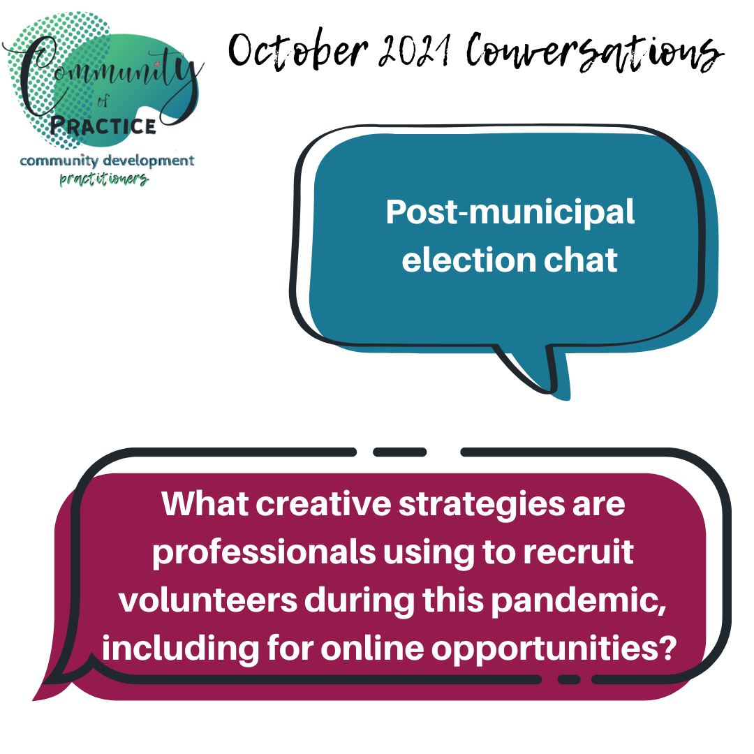 October 2021 Conversations &amp; Notes