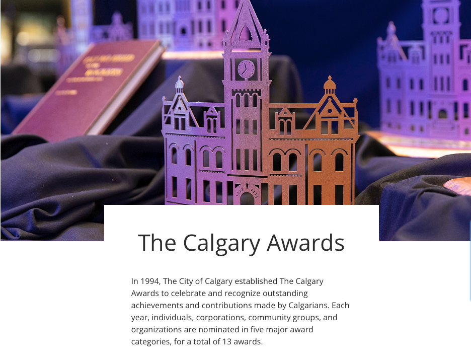 The Calgary Awards: Nominations are Open!