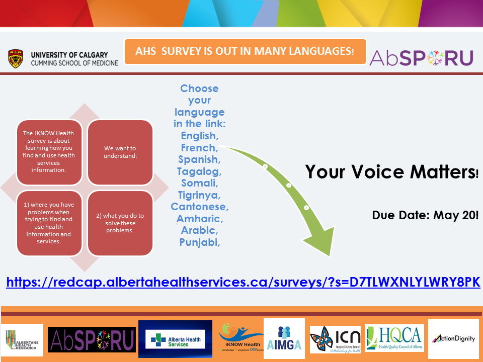 AHS iKNOW Survey for Health Access