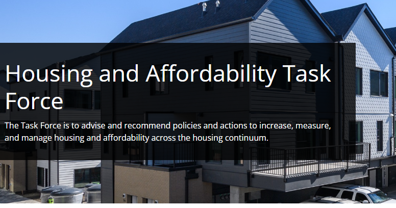 Applications Open for Housing and Affordability Task Force
