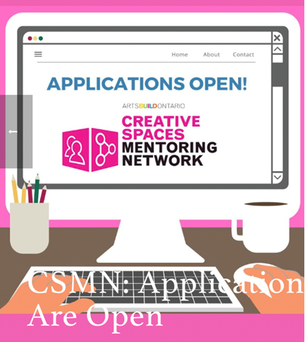 Creative Space Mentoring Network: Application Are Open 