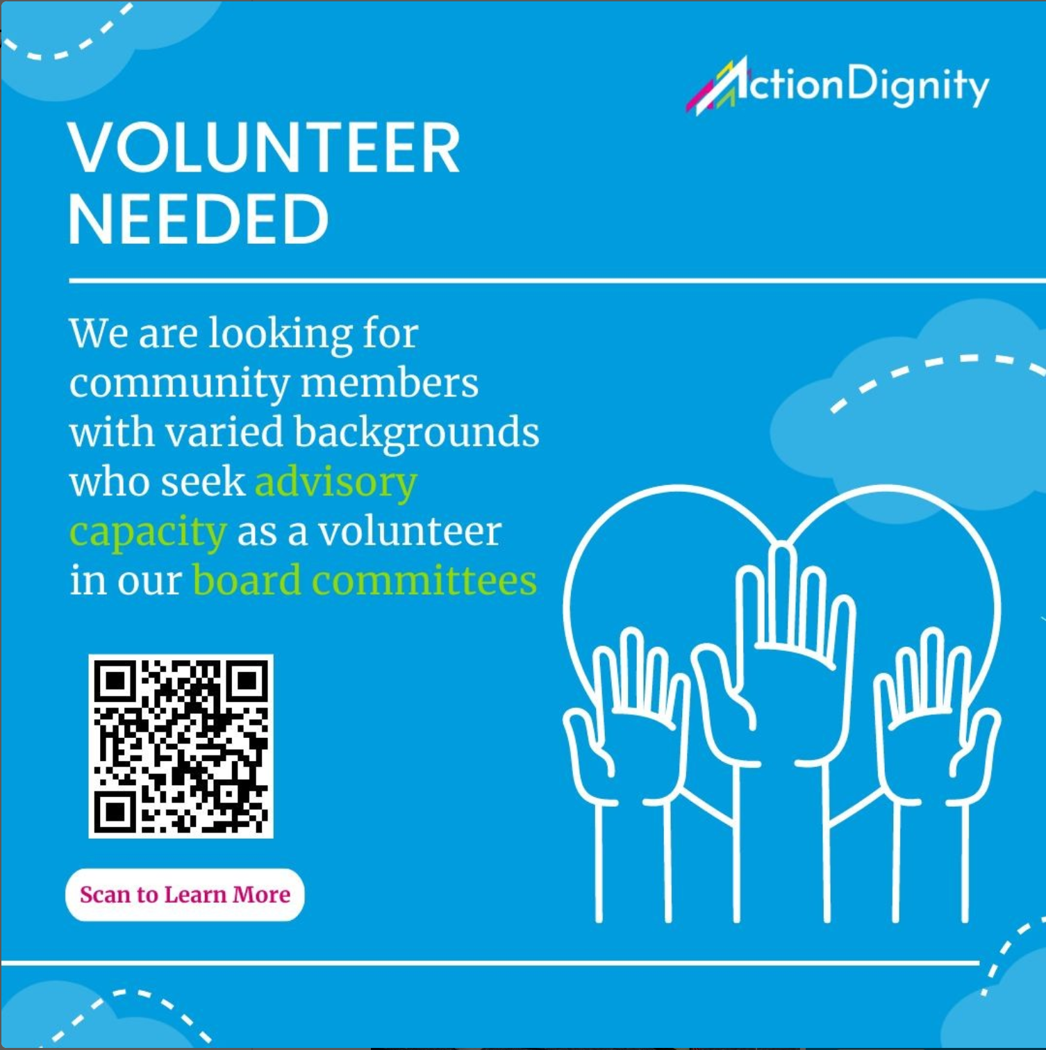 Volunteer Opportunity – ActionDignity Board Committees