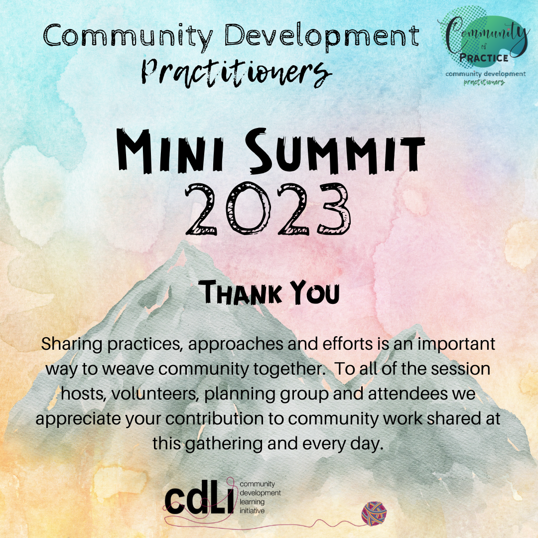 Celebrating Mini Summit 2023 - The Next Generation: What's Emerging in our Communities?