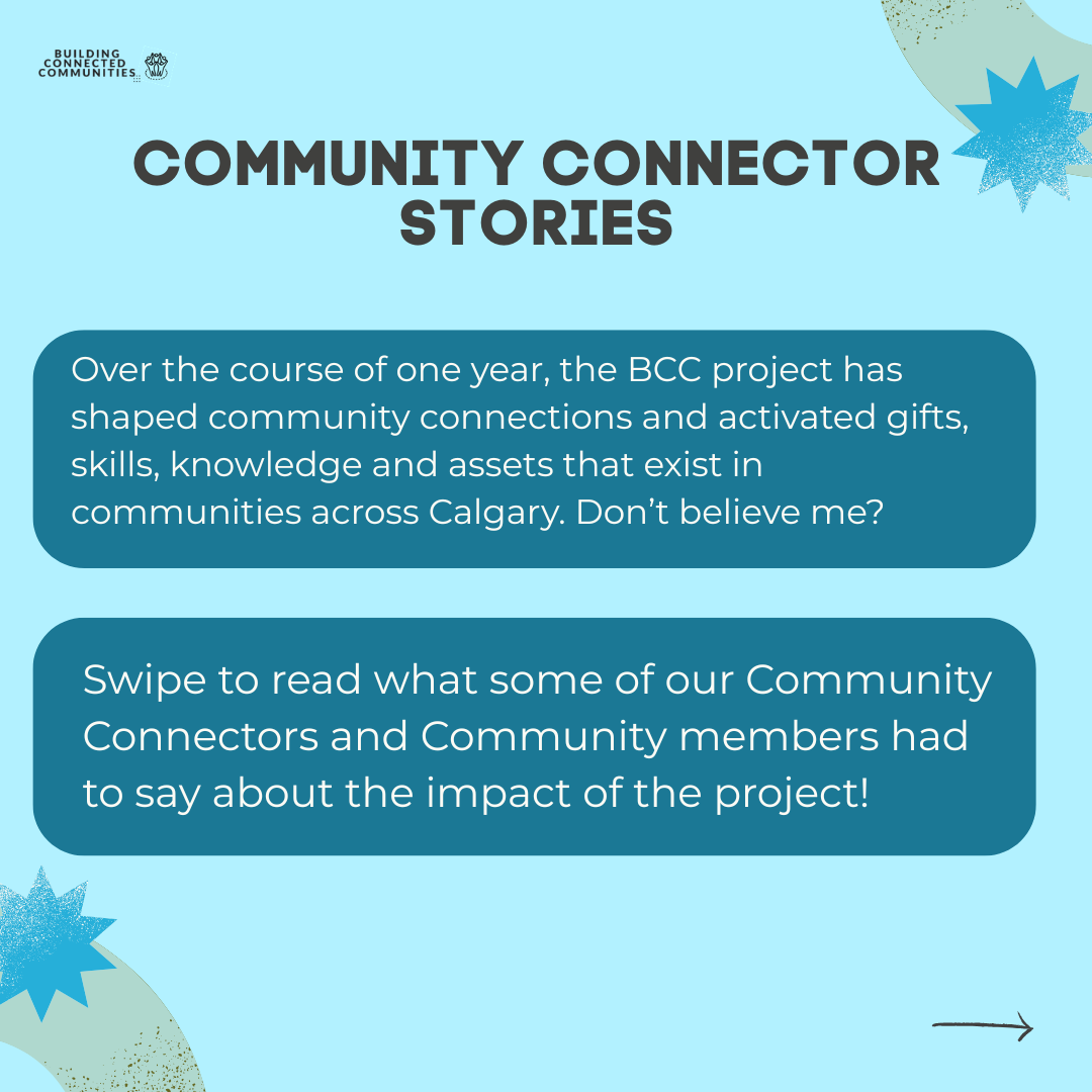 The Community Connector Effect: Connector Stories