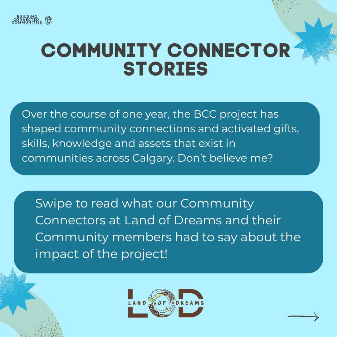 The Community Connector Effect: Connector Stories
