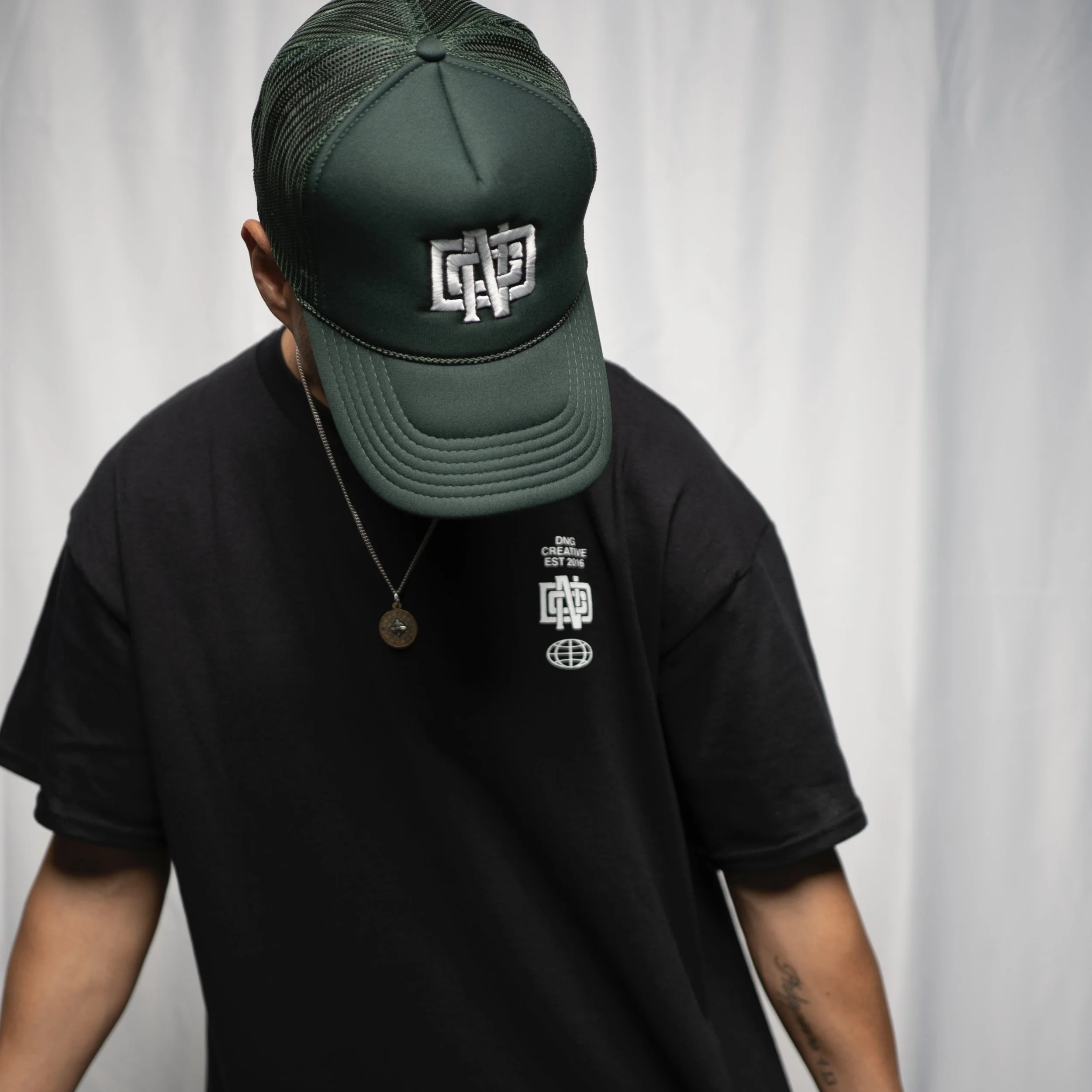 DNG Dark Green Trucker Hat — DNG Creative