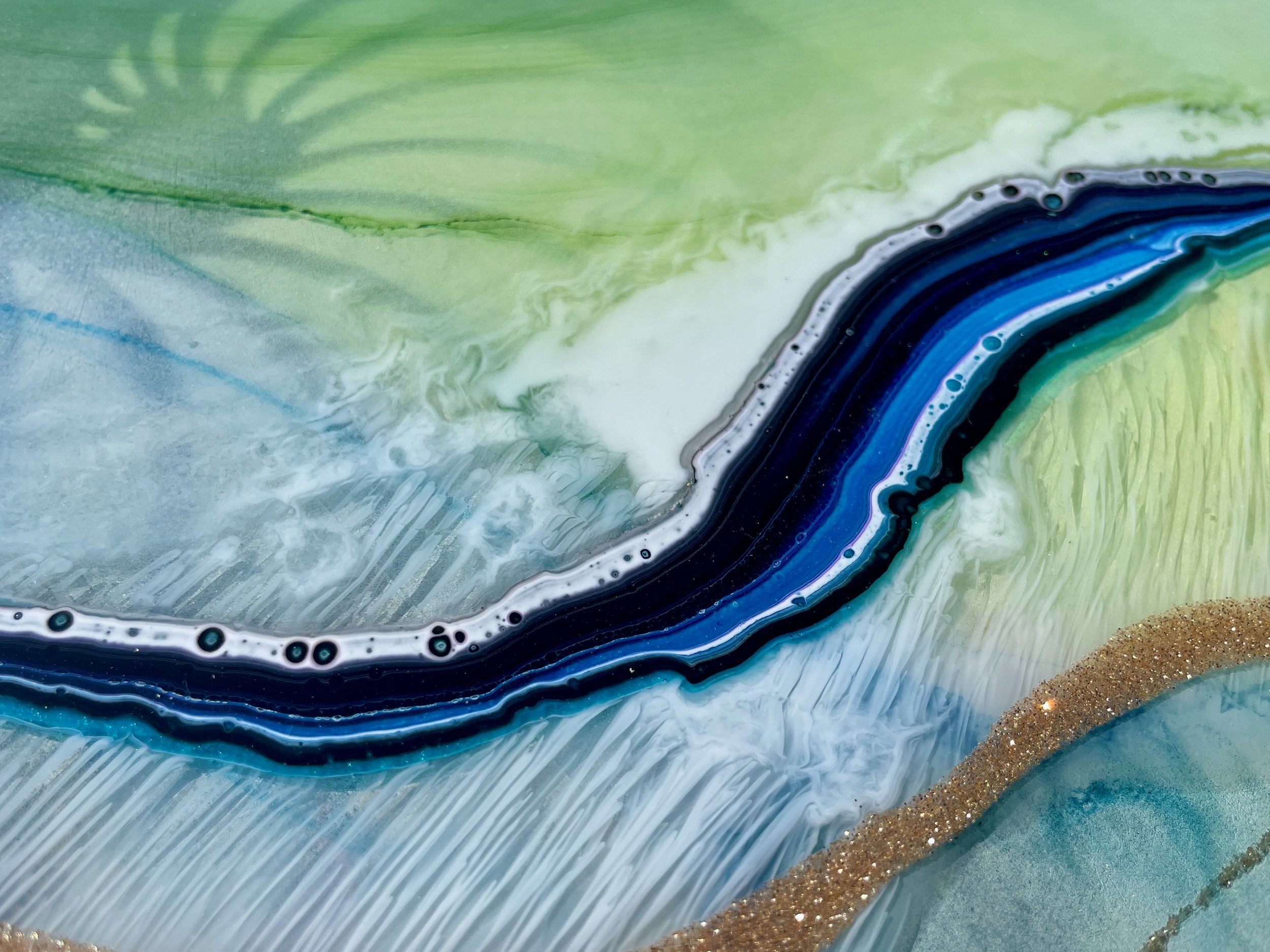 Sacred geometry wall art by Texas artist Anne Shackelford, modern mixed media artwork for gallery or home.