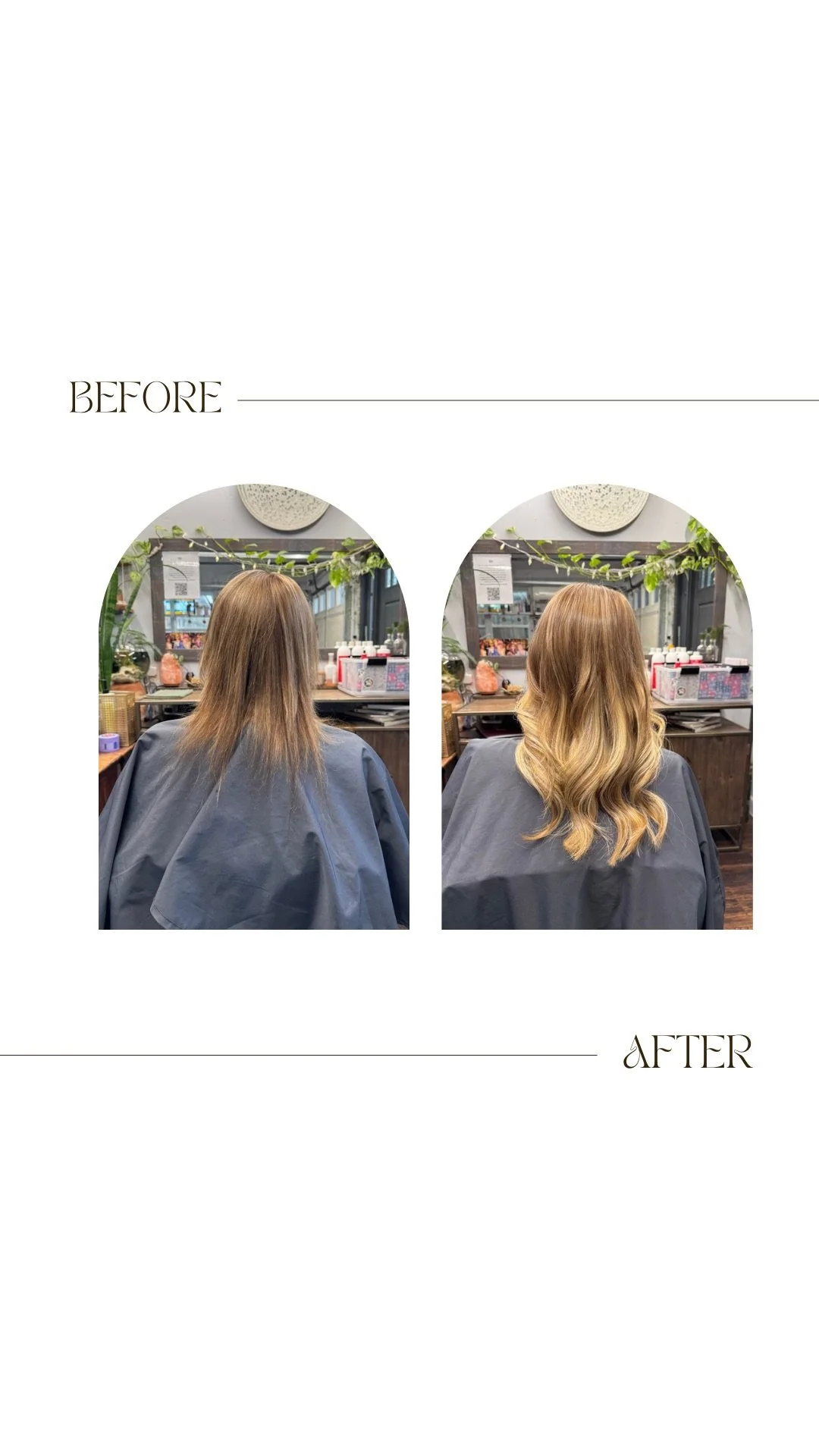 Austin Texas, hair extensions, before & after