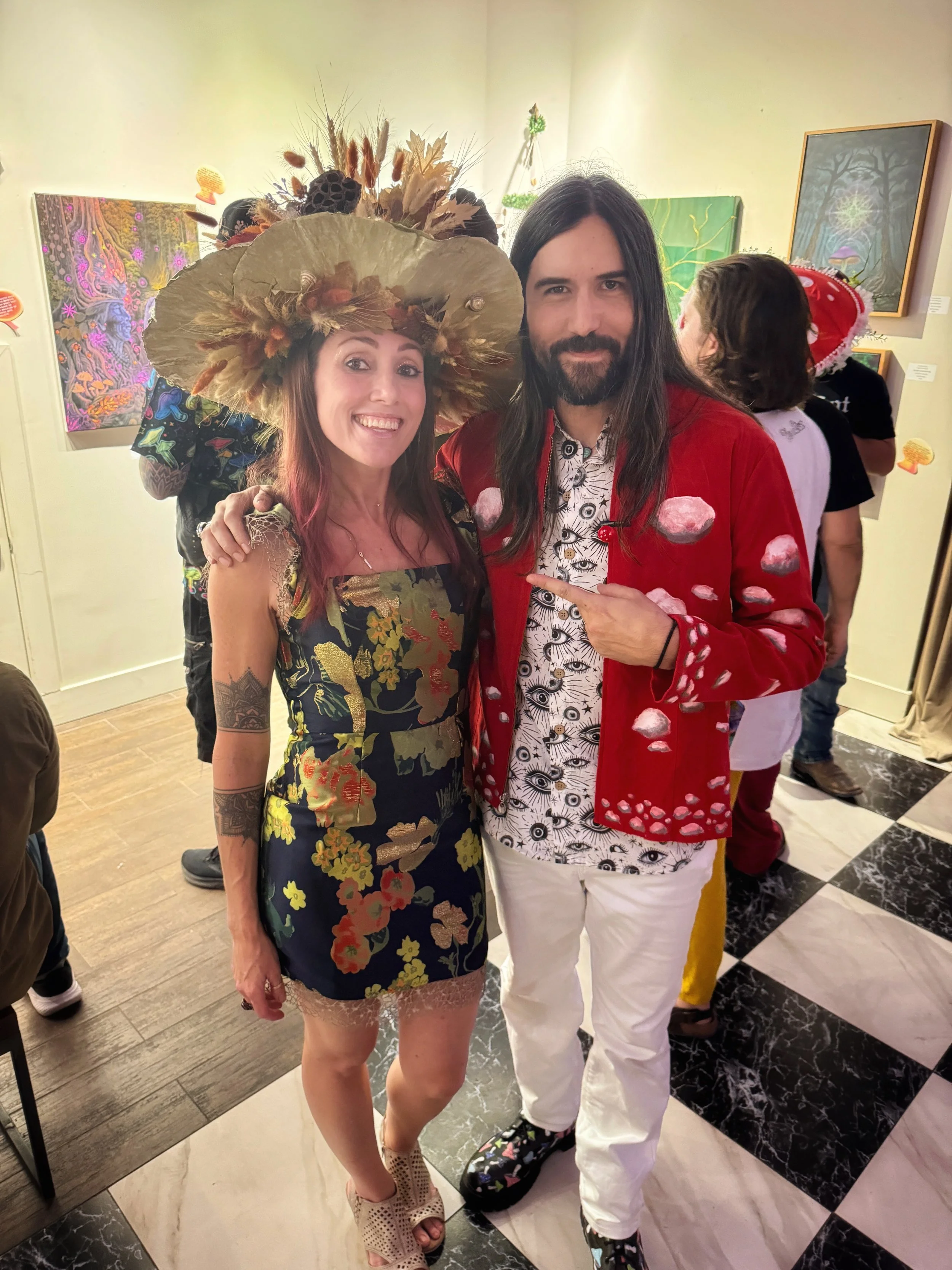 Anne Shackelford and Juan Carlos Villegas at Realms of Fungi