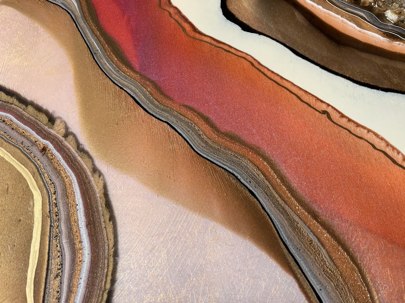 Crystal wall art reflecting warmth, clarity, and radiant energy