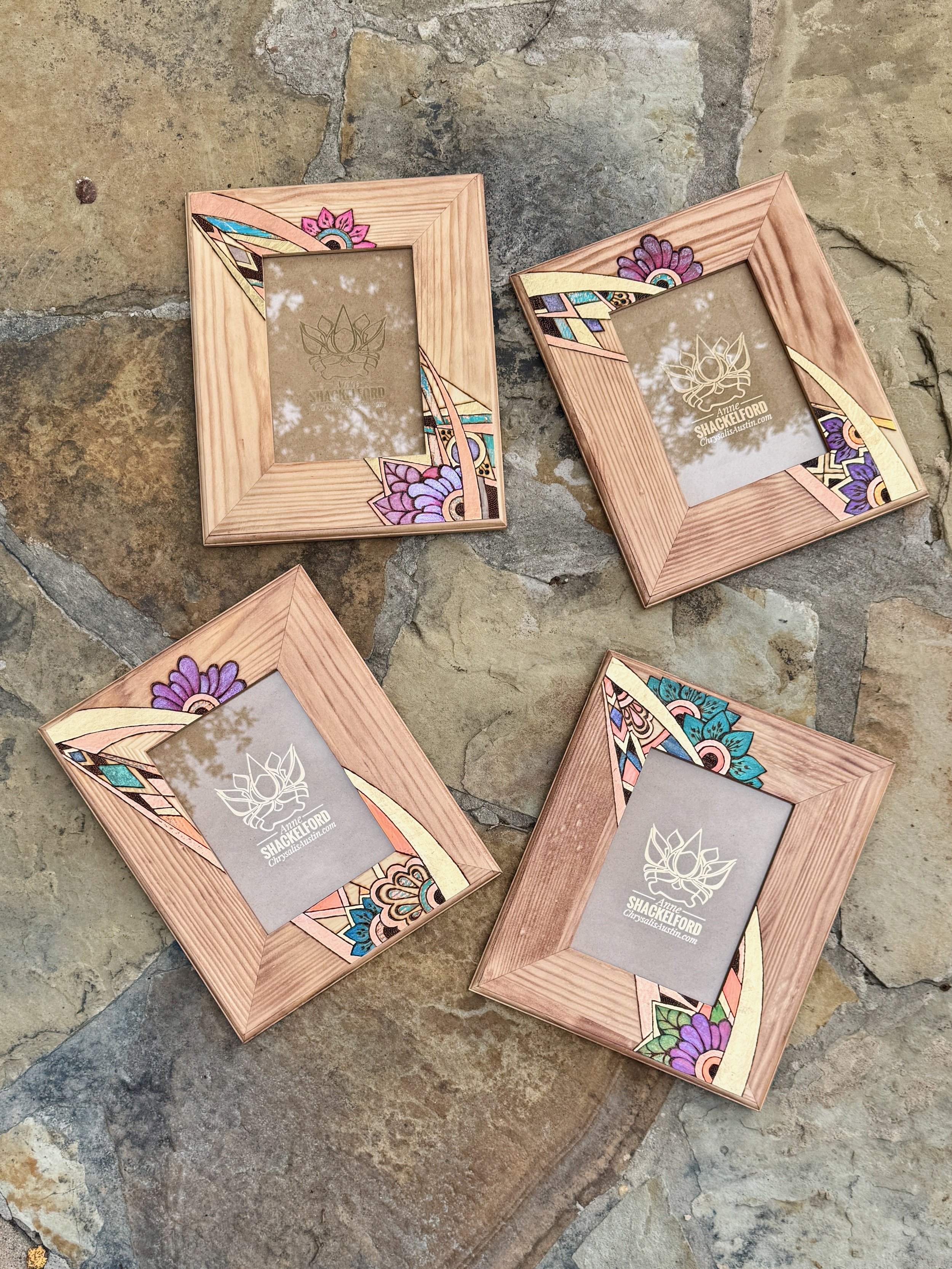 Firelight Frame functional art piece designed for home display.