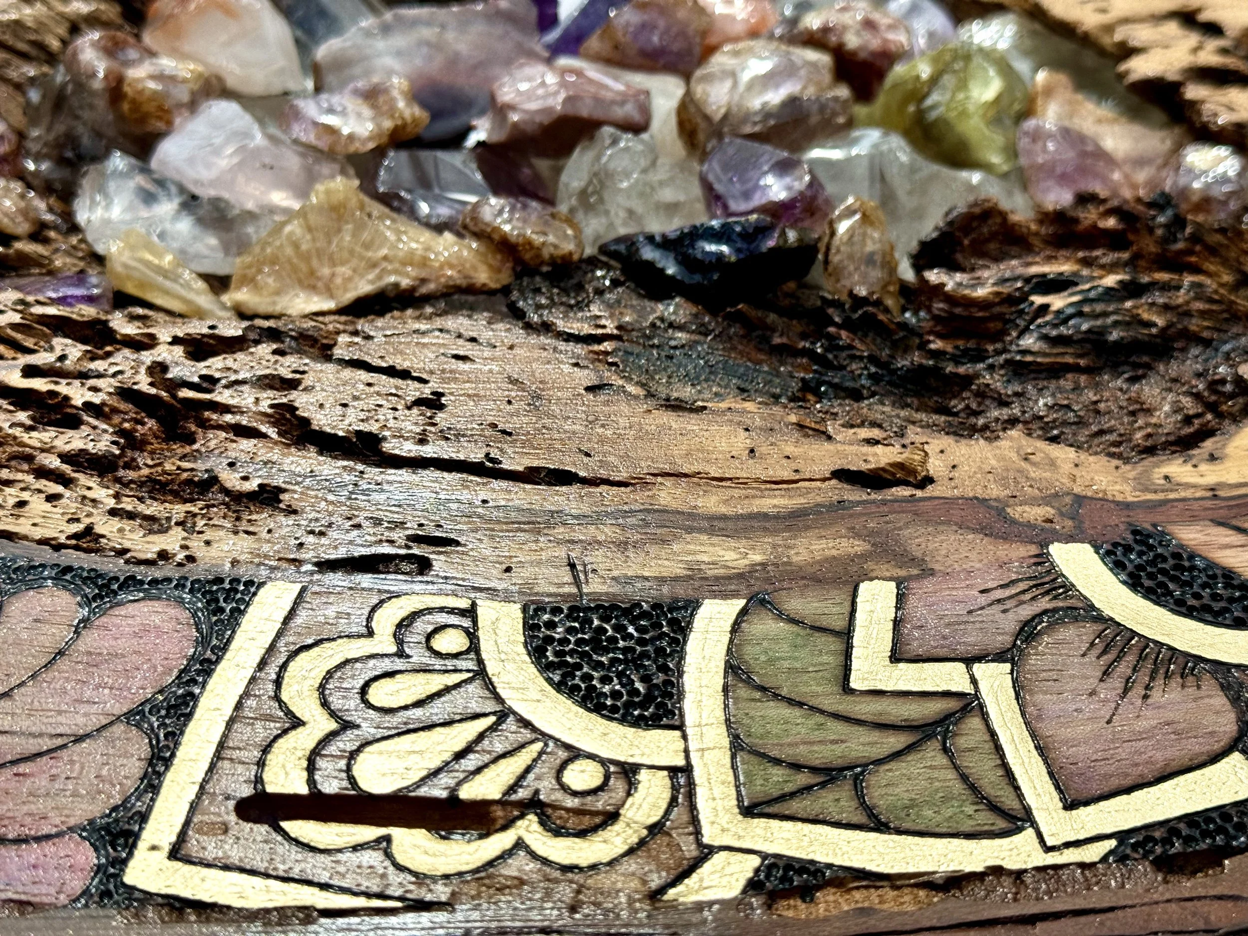 Functional wall art designed to hang or adapt as a table