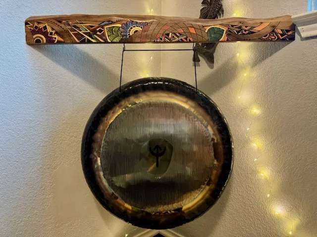 Full view of Firelight as displayed on the wall in natural lighting.