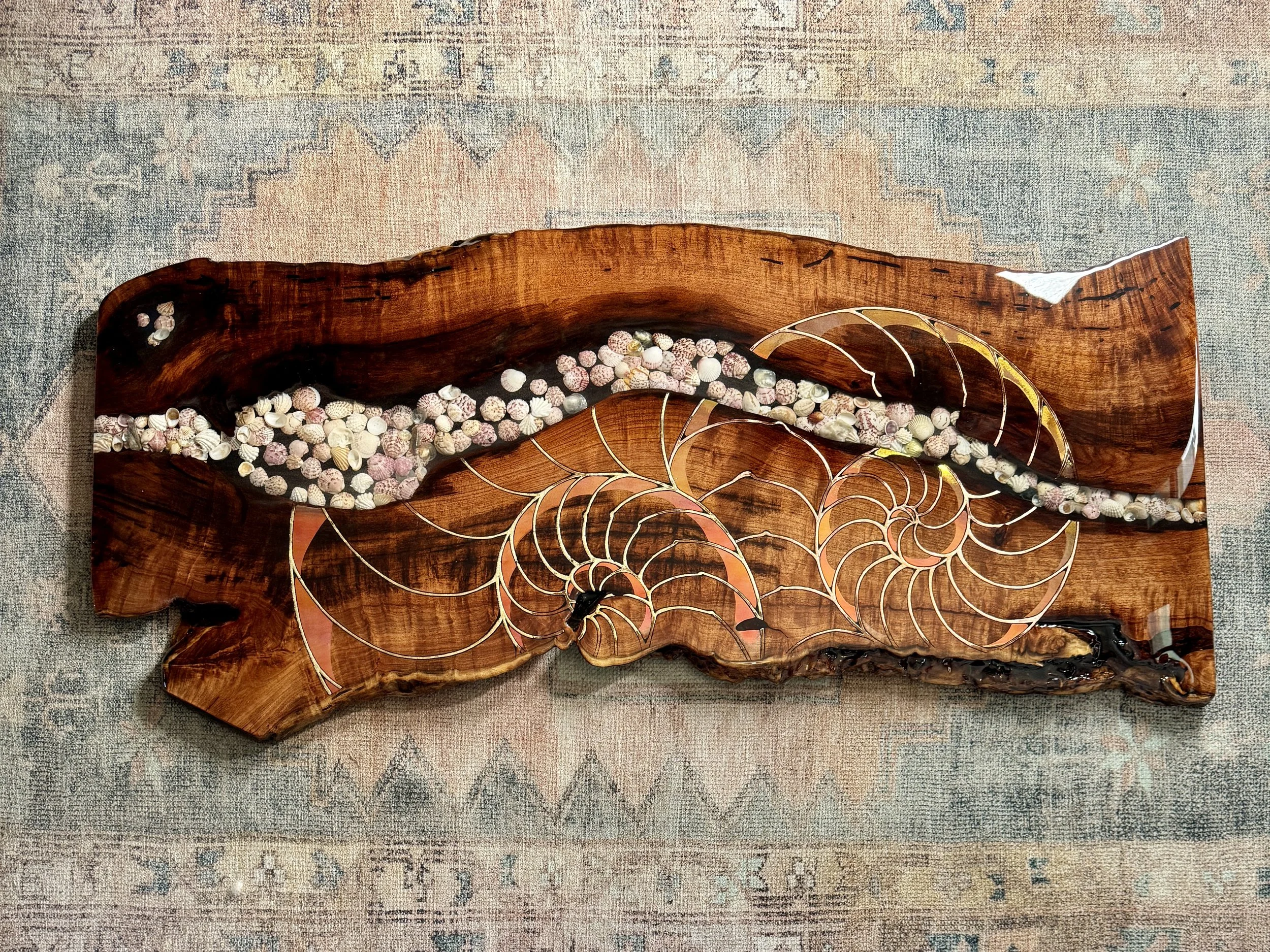 Austin Texas artist original artwork with coastal elements