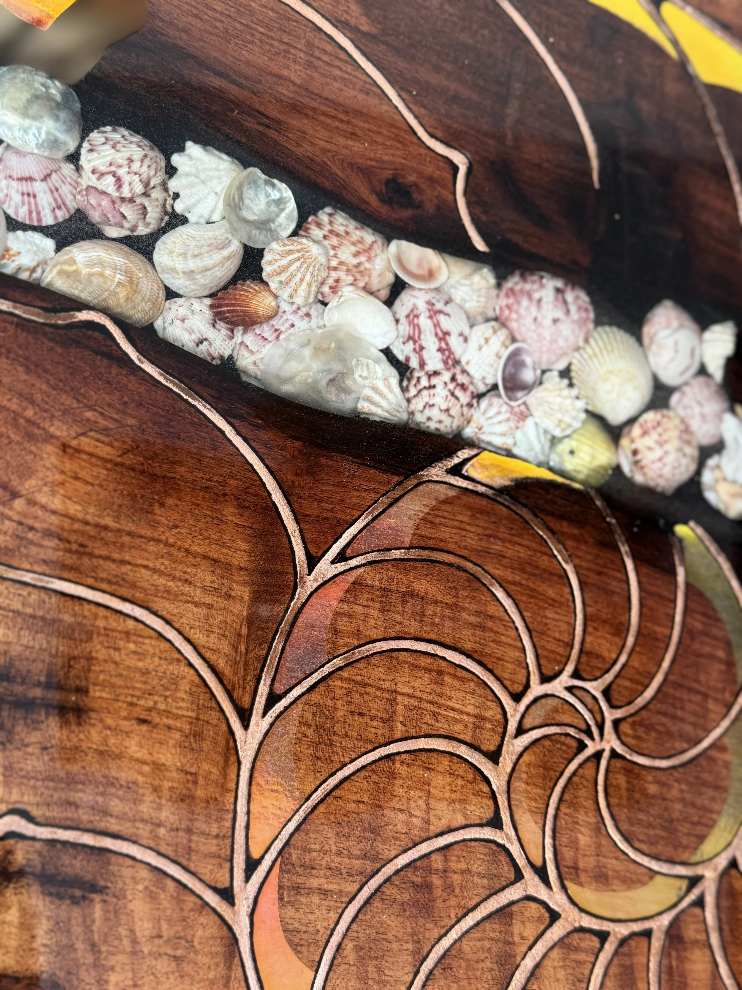 Statement wall art made from reclaimed mesquite wood