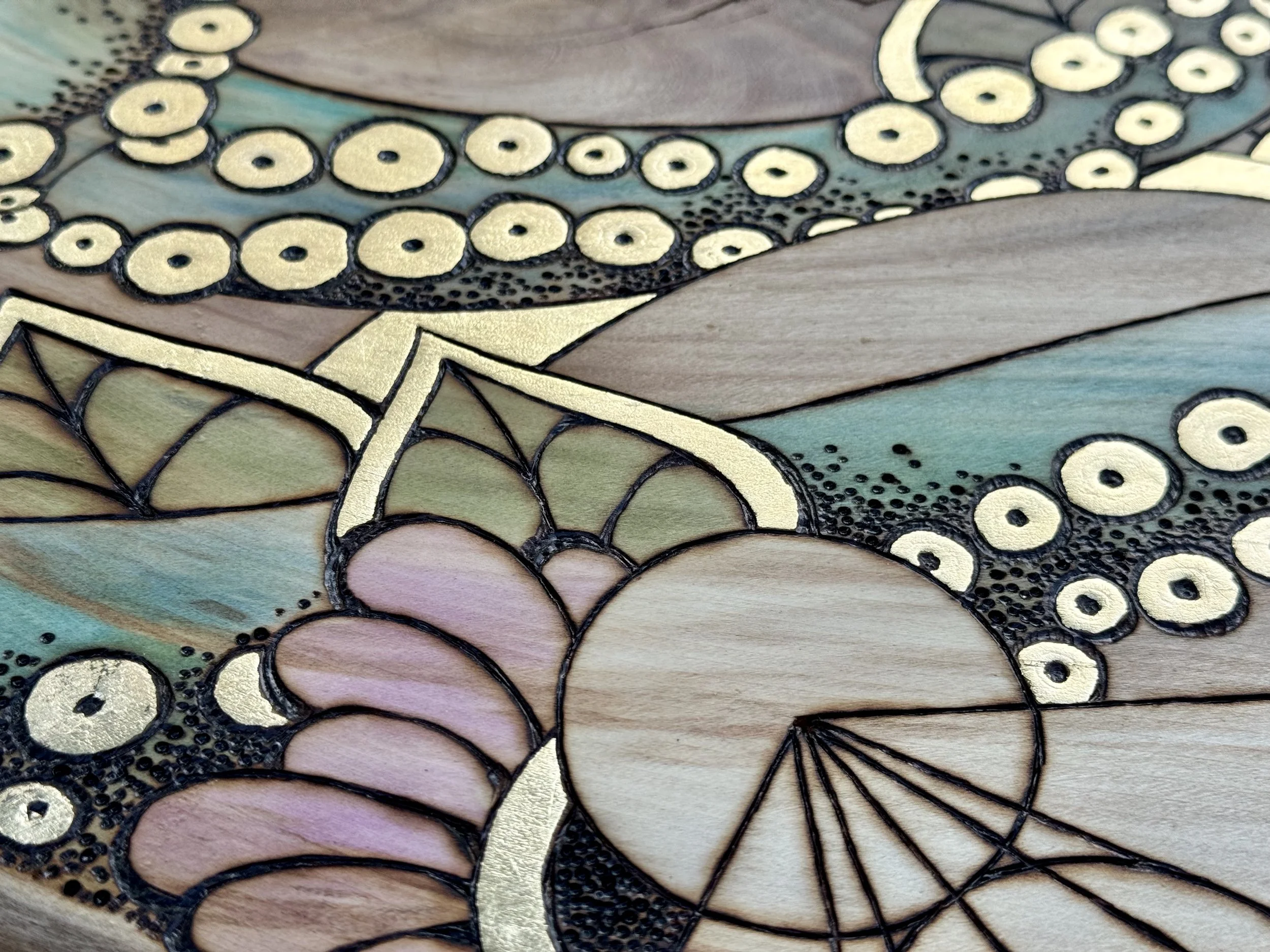 Mixed media wall art honoring family memory and connection