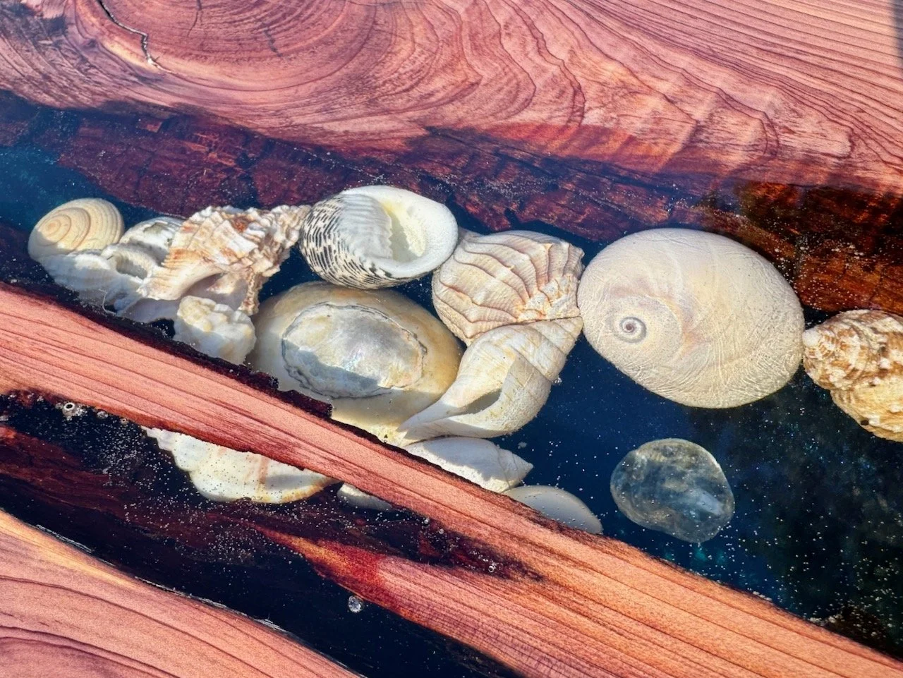 Sculptural detail of Grace revealing craftsmanship and material flow.