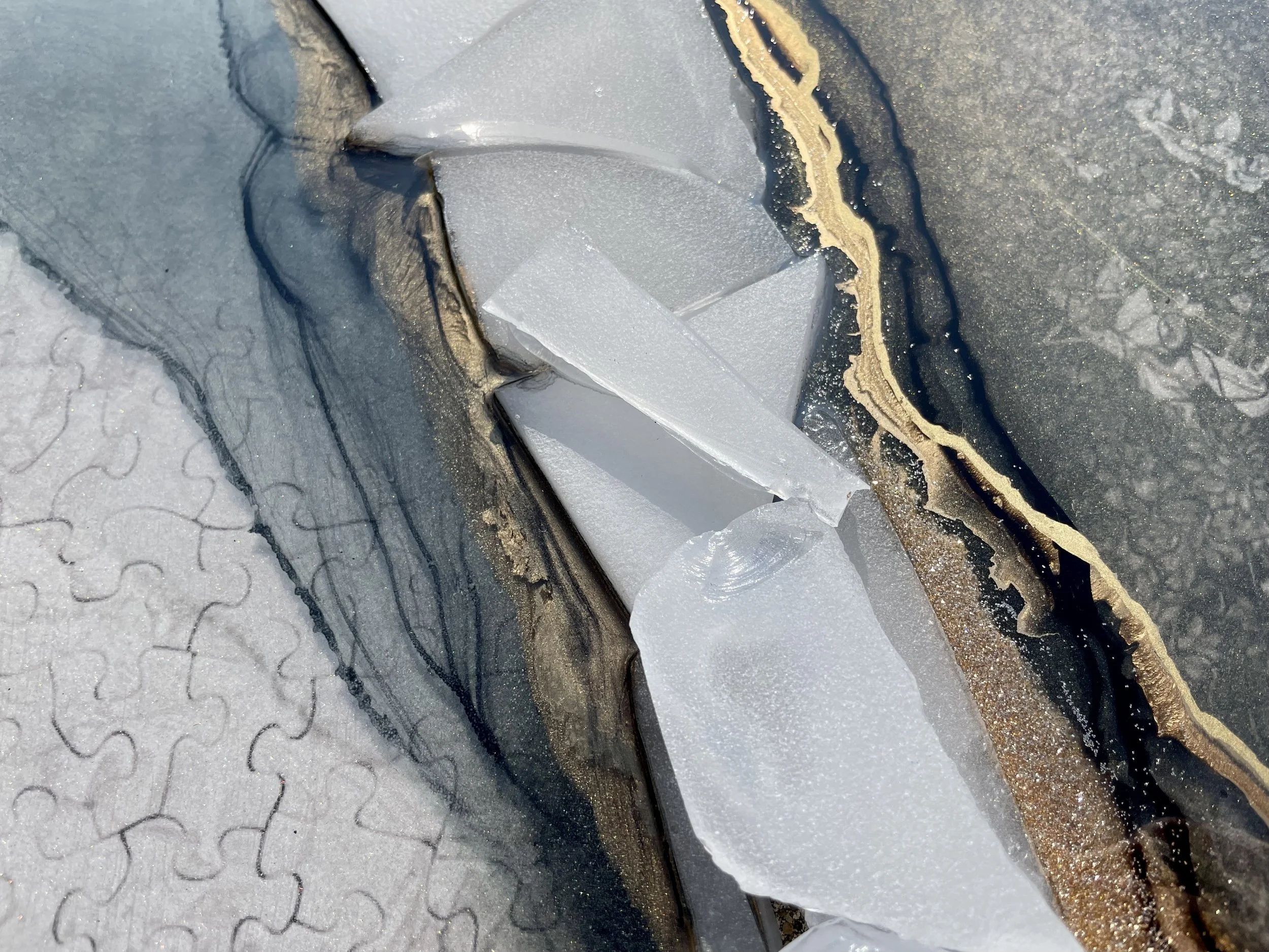 Original wall art reflecting continuity and early imagination