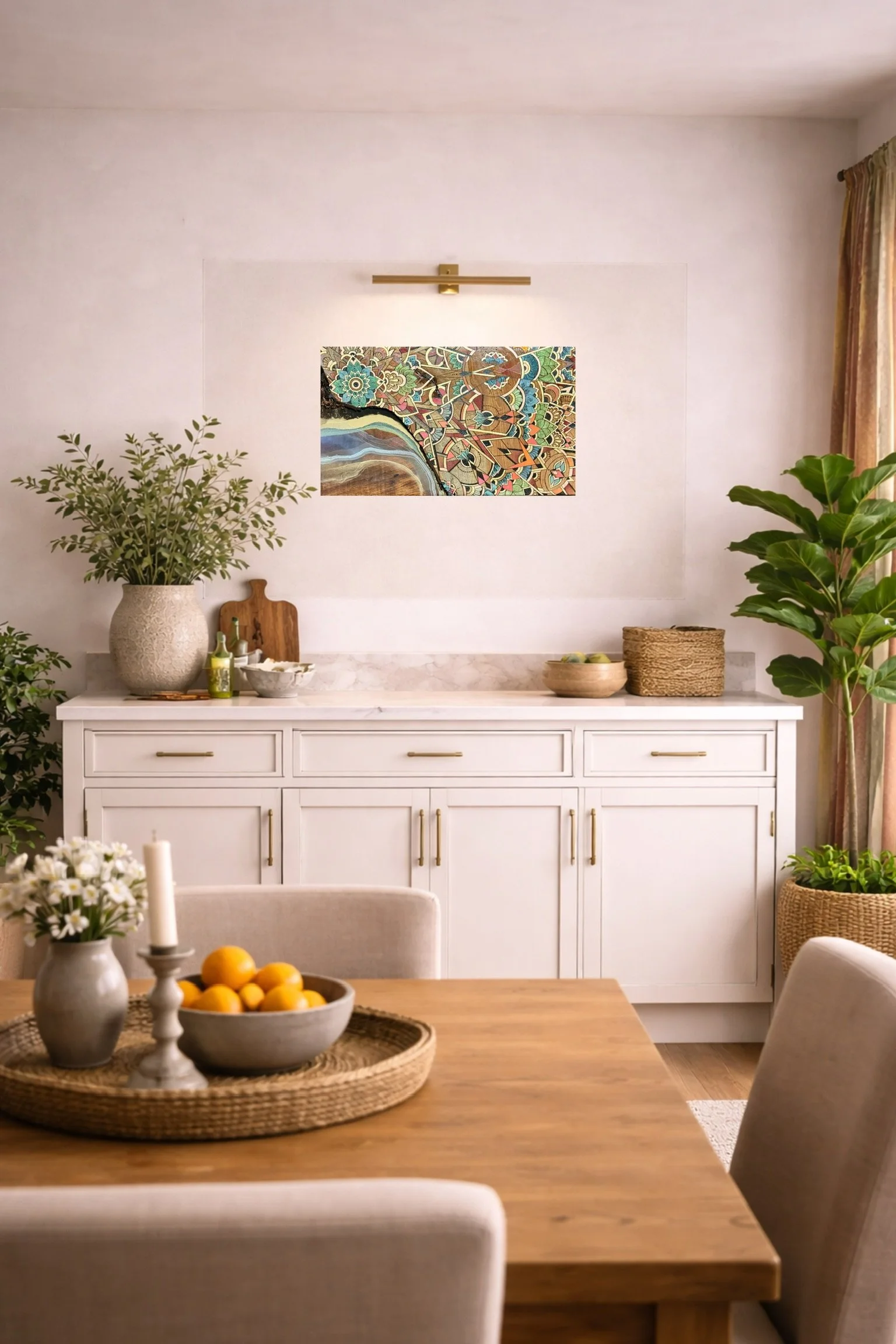 Wall art panel with organic flow, bold texture, and sacred design language. Ideal for artful modern spaces.