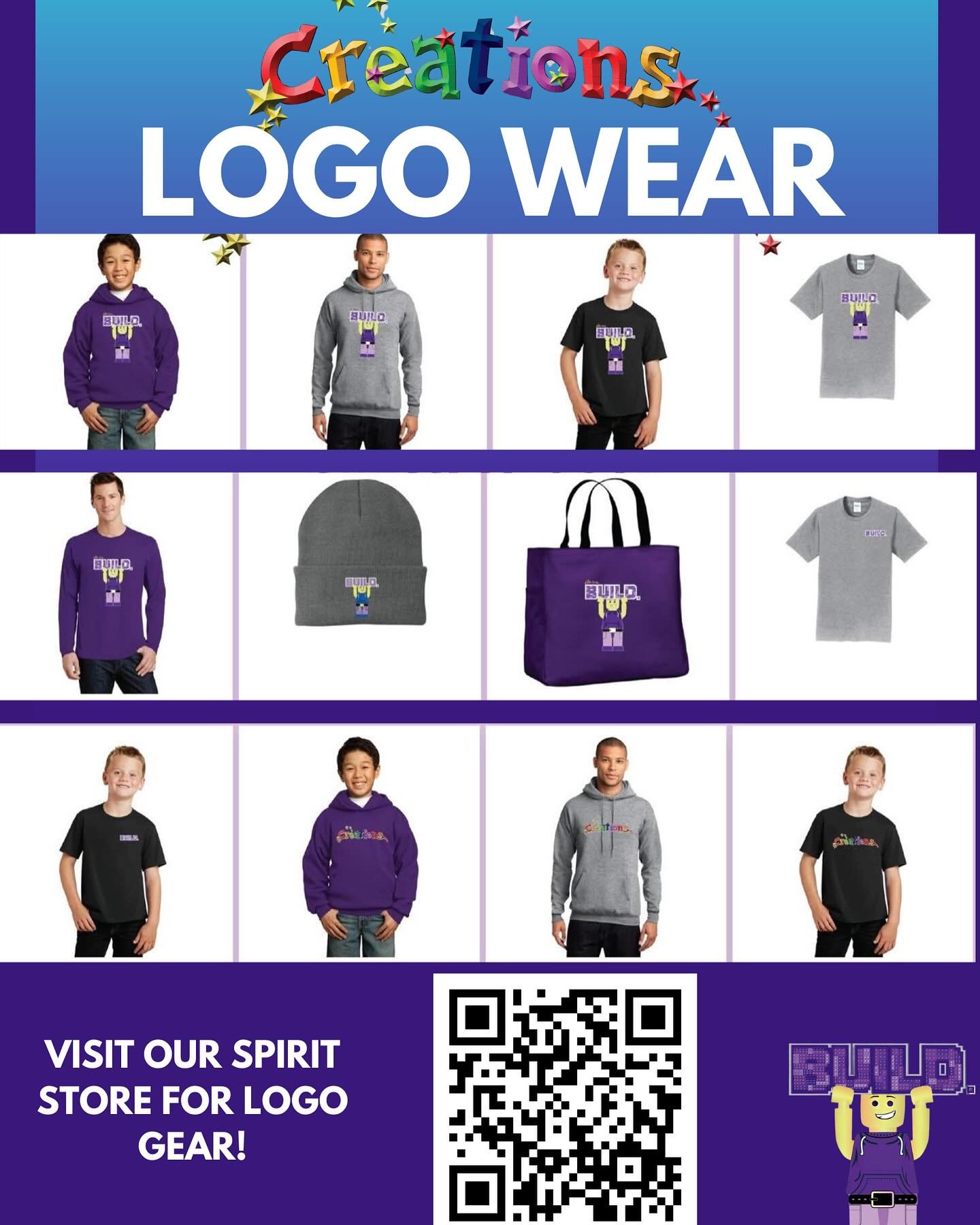 Get fun gear and support Creations!