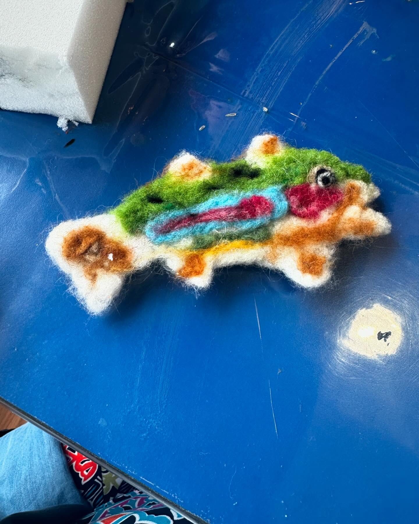 Cookie cutter Needle felts! I love these❤️❤️❤️