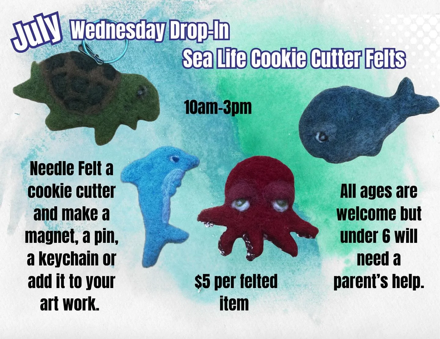 Last day todo sea creatures next week will be farm animals!
