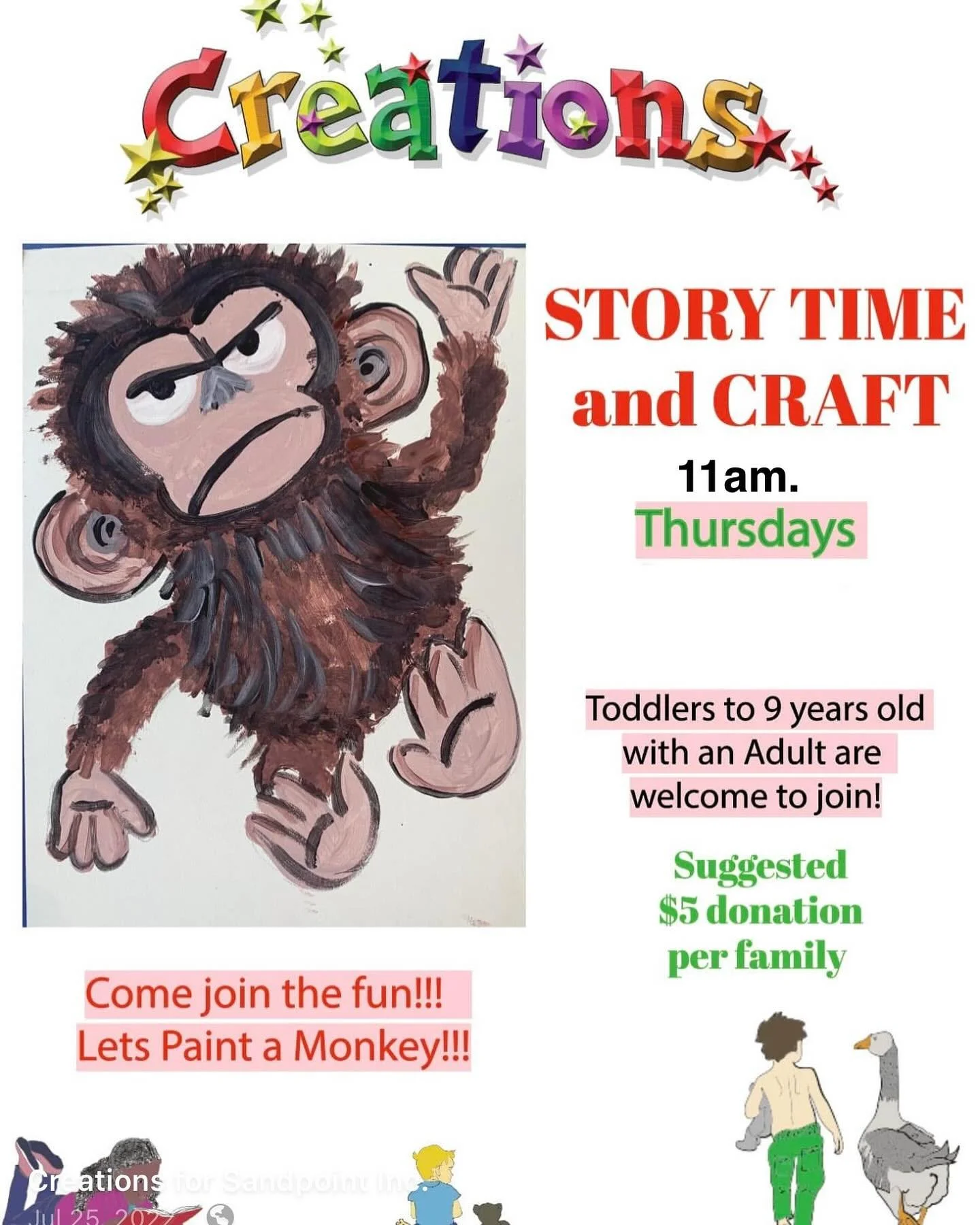 Fun “ Grumpy Monkey “ story !! Then let’s paint a monkey!