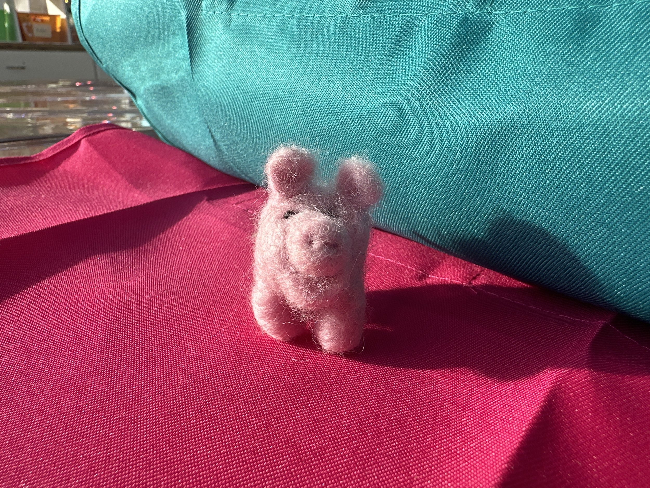 Needle Felted Little Pig #2