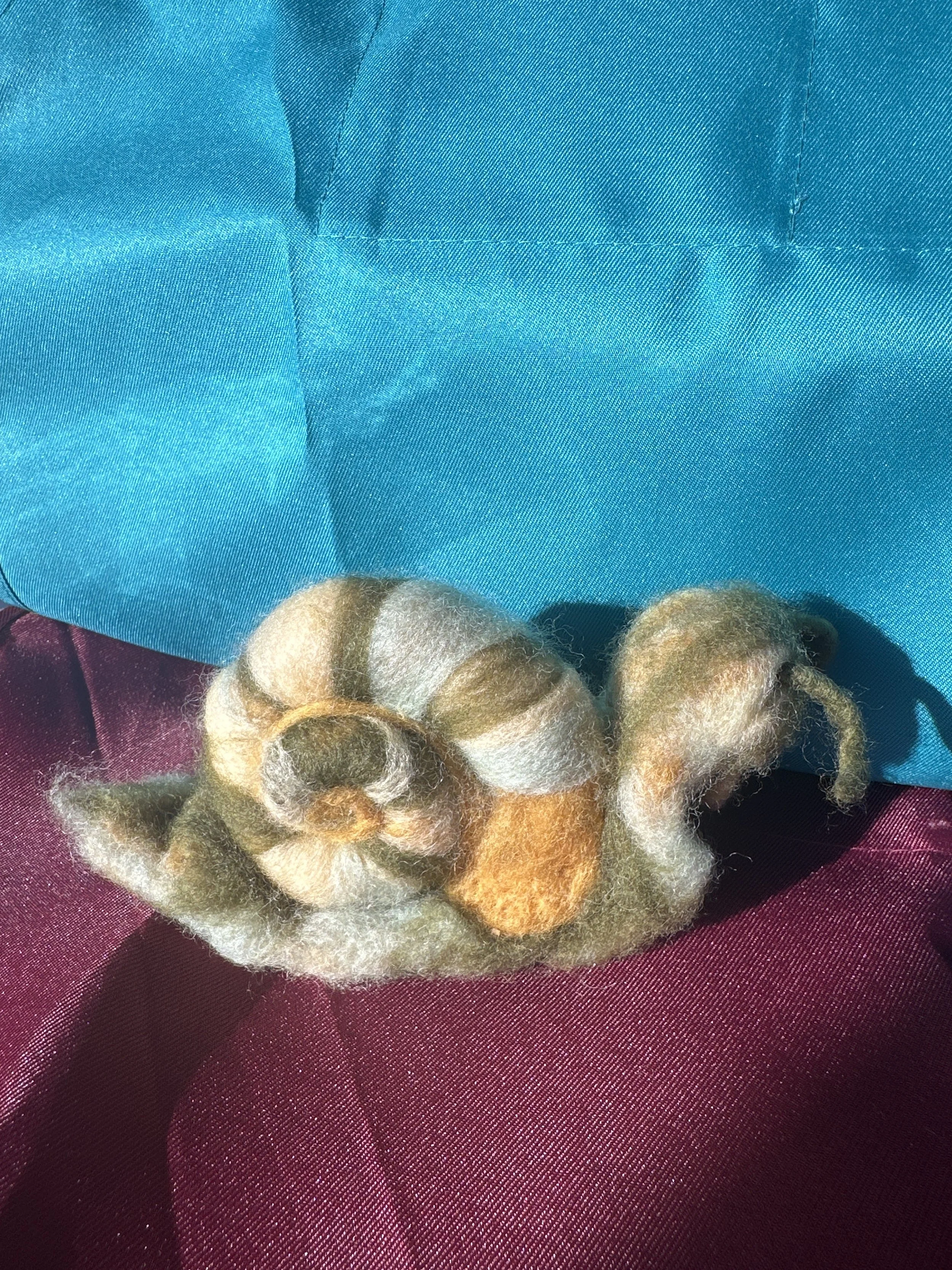 Needle Felted Snail