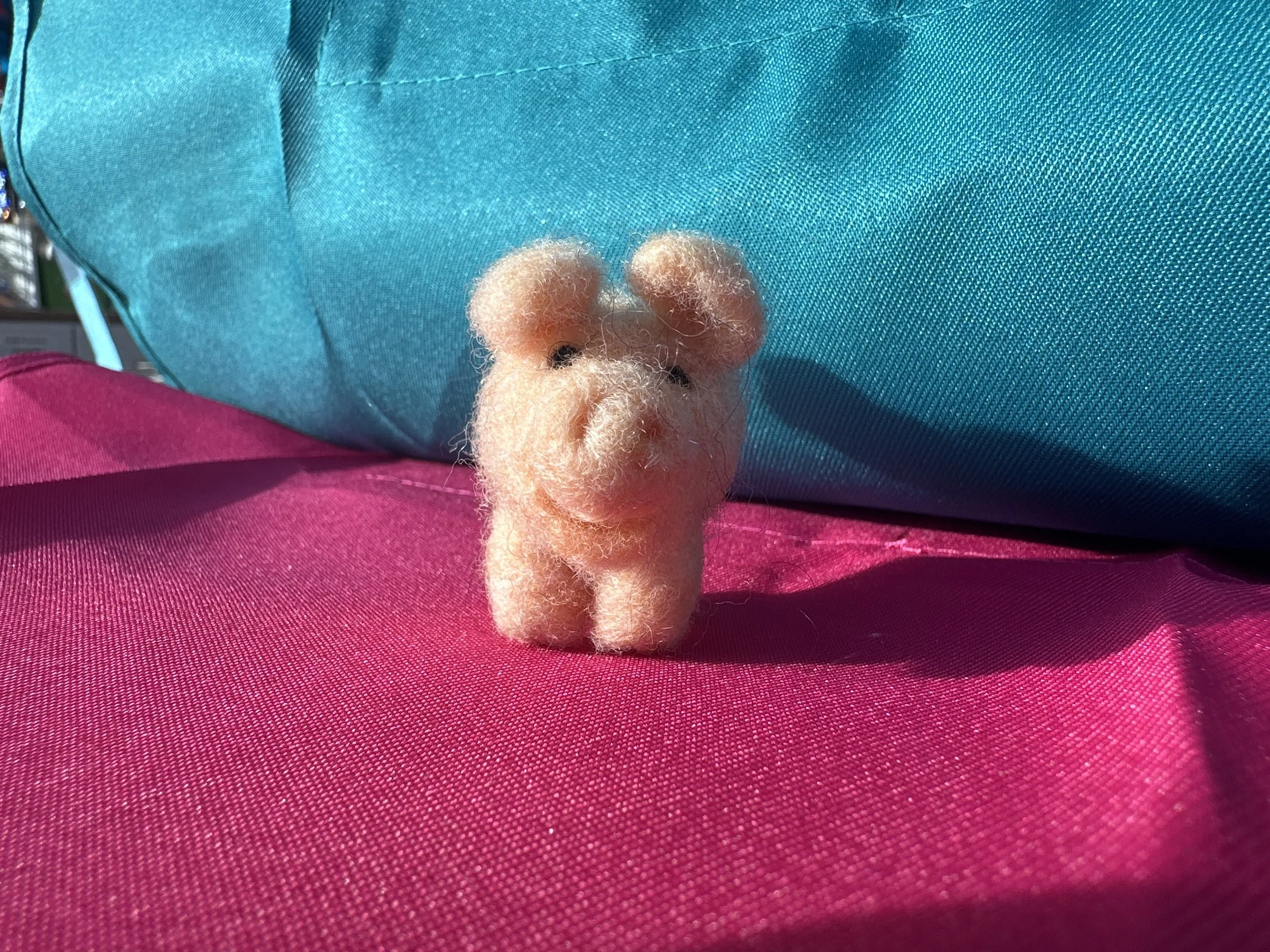 Needle Felted Little Pig